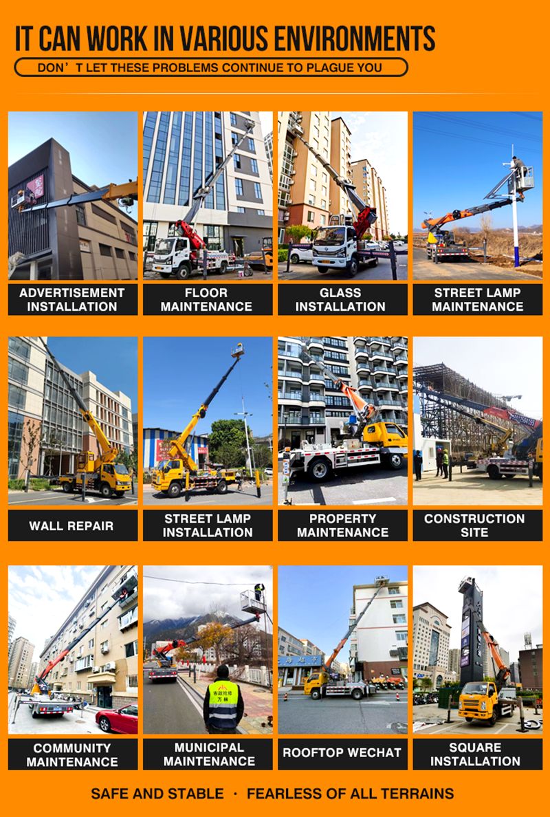 Vehicle Mounted Aerial Work Platform Custom