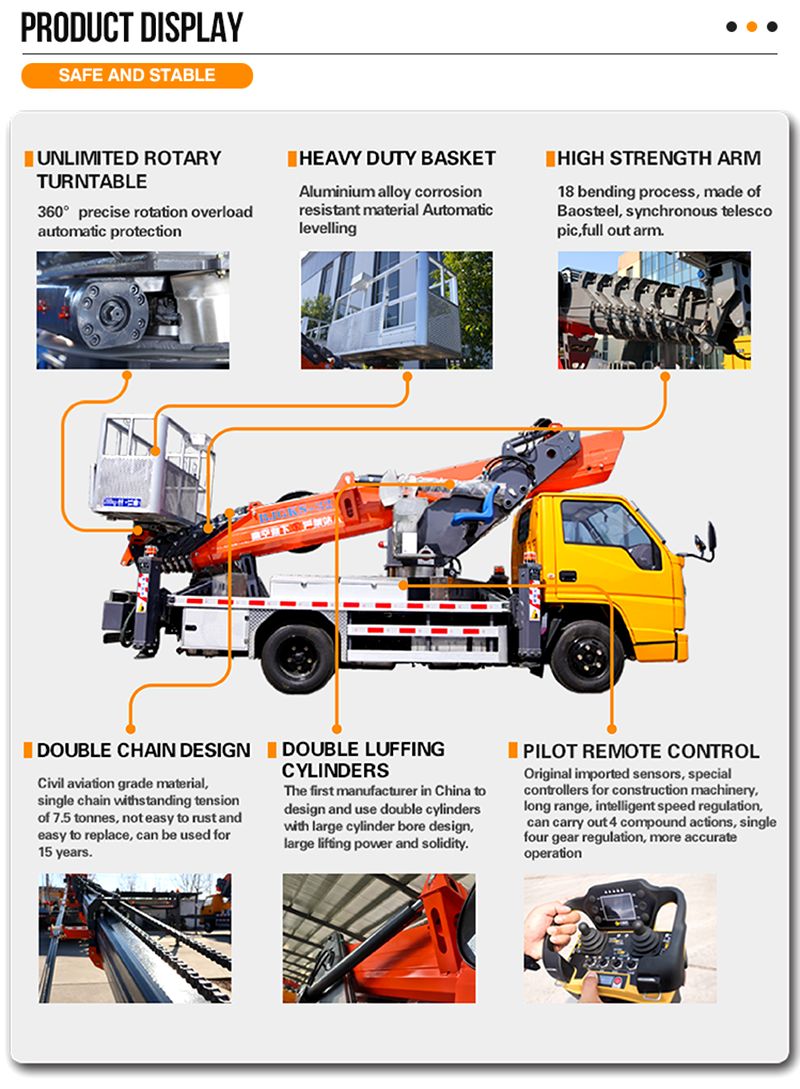 Vehicle Mounted Aerial Work Platform Custom